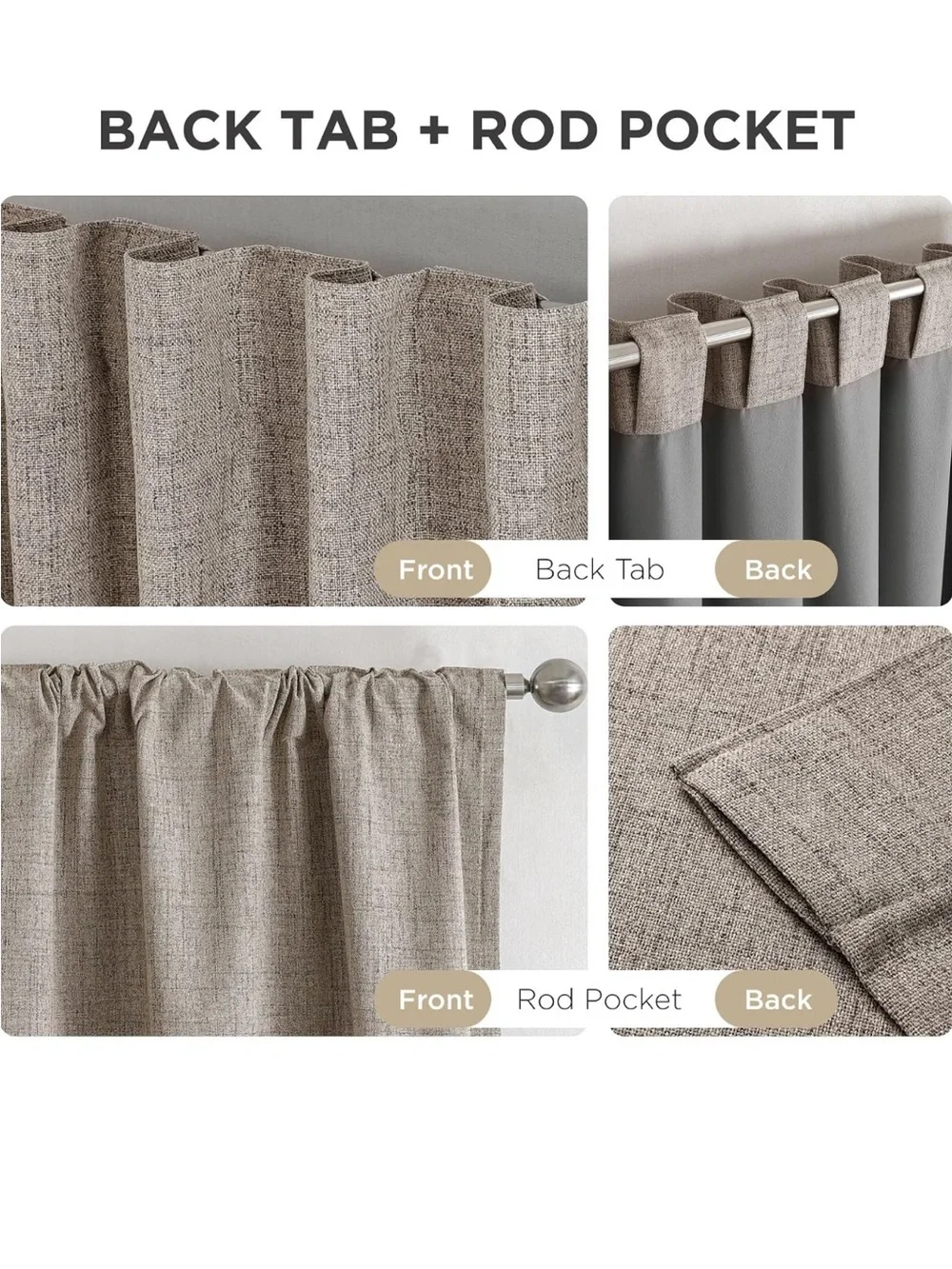 N/A taupe curtain